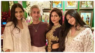 Sonam Kapoor hosts a lavish Christmas bash for fashion icon Tan France at her Mumbai home - See photos