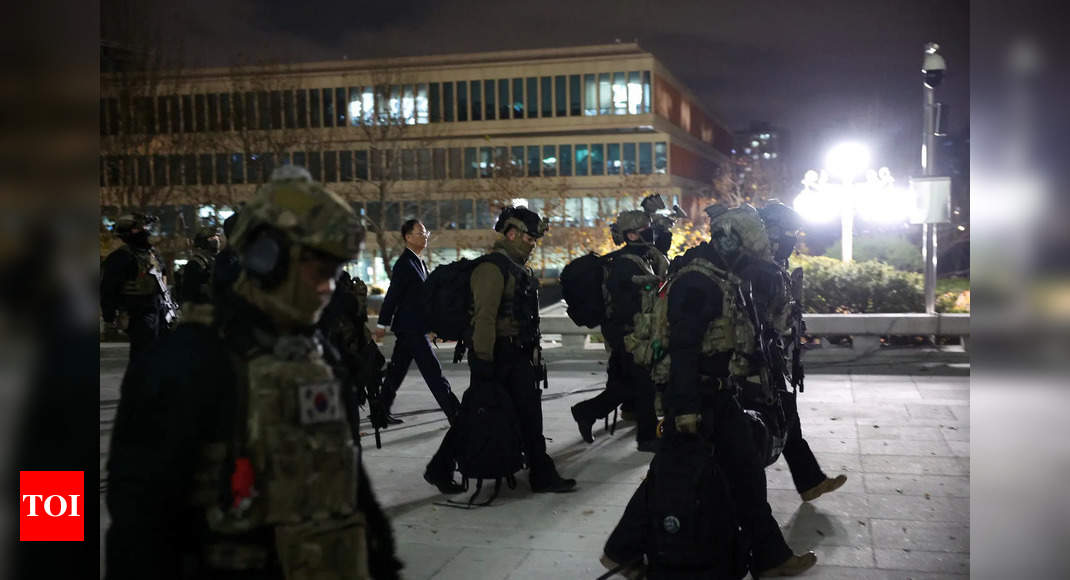 South Korean parliament votes to defy president by lifting his declaration of martial law