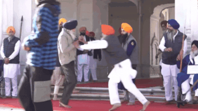 Sukhbir Badal assassination attempt: 5 videos show how the attack ...