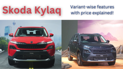 Skoda Kylaq variant-wise pricing with features explained: Powered, ventilated seats at this price!