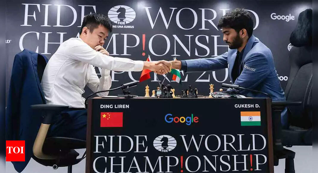 D Gukesh vs Ding Liren, World Chess Championship 2024 Game 8 LIVE: Liren to play with white  - The Times of India