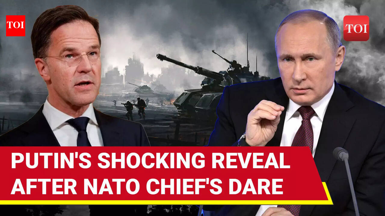 Putin Vs NATO Chief Faceoff | Russian Leader Makes Shocking Claim As ...