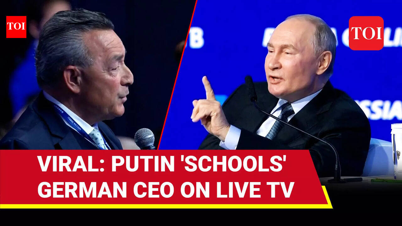Putin Scolds German CEO On Live TV: 'Speak German...Why Ask Questions ...
