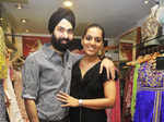AD Singh with wife Puneet