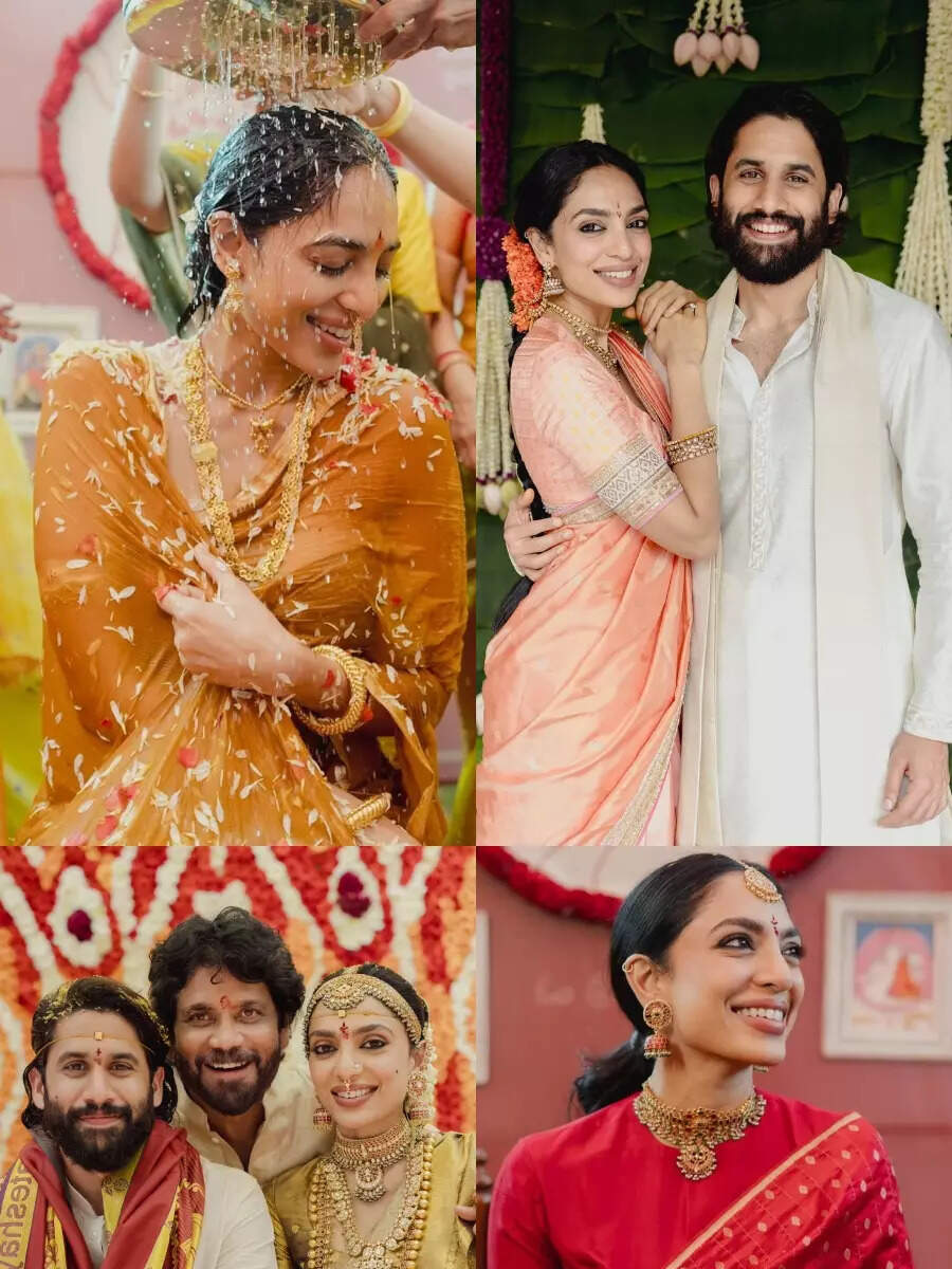 Sobhita Dhulipala's Perfect Outfit Choices for Her Wedding with Naga ...