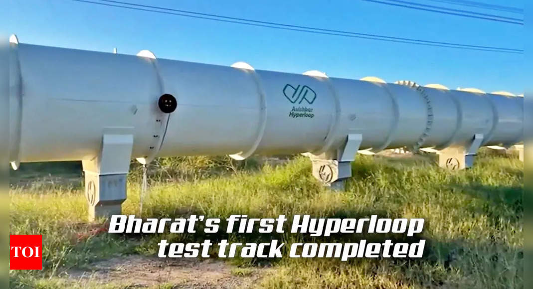 India’s first Hyperloop test track is ready! Railway Minister Ashwini Vaishnaw shares exciting update – Times of India