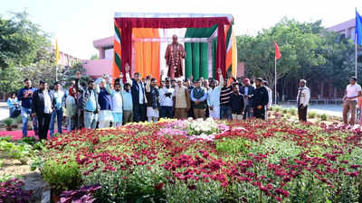 2-decade-old demand fulfilled as Dr. Ambedkar's statue unveiled at Maharshi Dayanand University