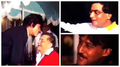 Raj Kapoor sits on his favourite swing surrounded by Rekha, Anil Kapoor, Jeetendra, Shatrughan Sinha and others in his LAST birthday video - WATCH