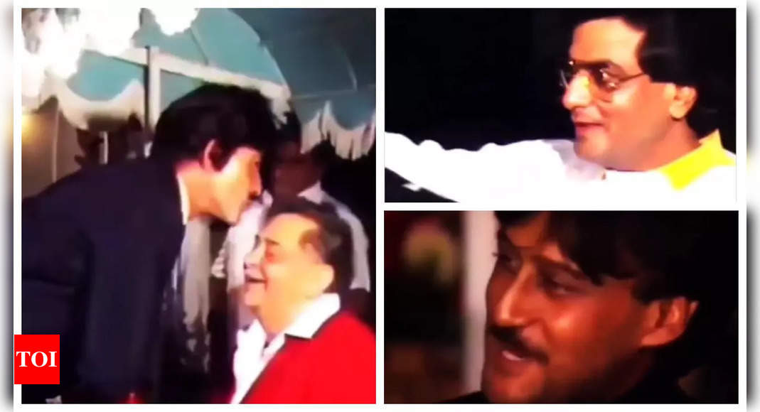 Raj Kapoor sits on his favourite swing surrounded by Rekha, Anil Kapoor, Jeetendra, Shatrughan Sinha and others in his LAST birthday video – WATCH |