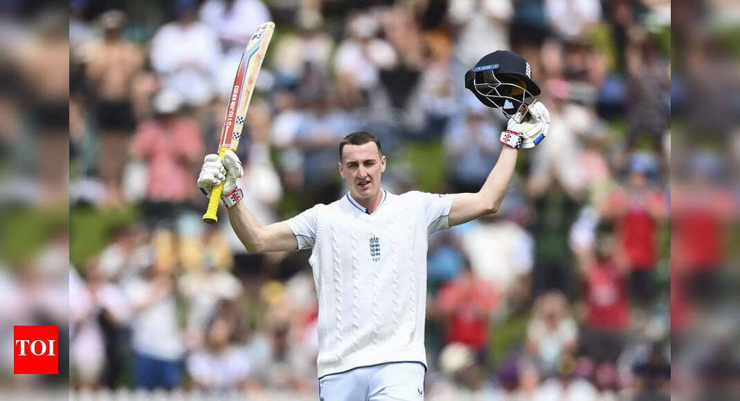 Brook's Century Leads England to Dominate Day 1 in Wellington