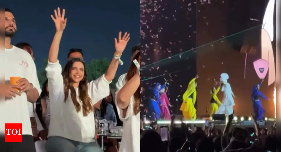 Viral video -DP enjoying Diljit's concert in Bengaluru
