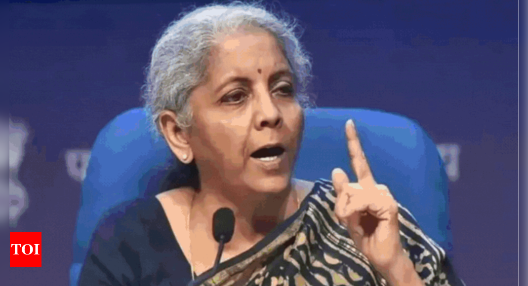 5.4% GDP growth doesn't indicate systemic slowdown: Nirmala Sitharaman – Times of India