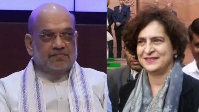 Amit Shah blames Kerala for relief delay, Priyanka Gandhi slams ‘excuses’