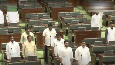 'Democracy being murdered': Maharashtra opposition MLAs skip oath-taking ceremony