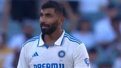 Jasprit Bumrah unleashes a fiery stare at Pat Cummins after dismissing him with a beauty