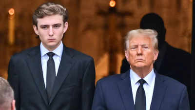 Unreleased photos of Barron Trump looking like a young Donald Trump have gone viral. Have you seen it?