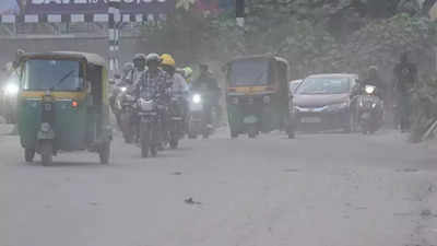 As dust permeates air, Bengaluru riders find shield in windcheaters