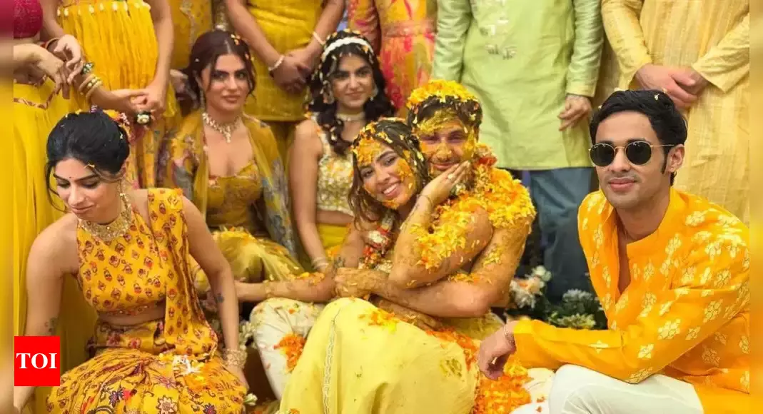 Anurag Kashyap shares first glimpse of Aaliyah Kashyap and Shane Gregoire’s haldi ceremony, Khushi Kapoor, Ida Ali join the festivities