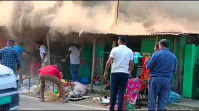 Shops gutted in Dibrugarh market fire
