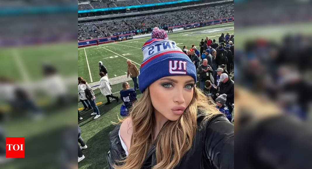 NFL player accused of paying model for flashing stunt during Giants game to distract opponents – Times of India