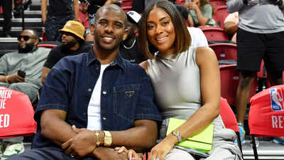 Jada Paul, Chris Paul’s wife, reacts as Spurs veteran sets a new NBA record