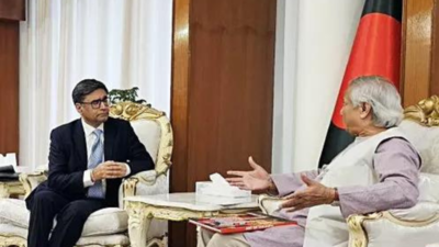 Foreign secretary Vikram Misri meets Muhammad Yunus, flags attacks on minorities