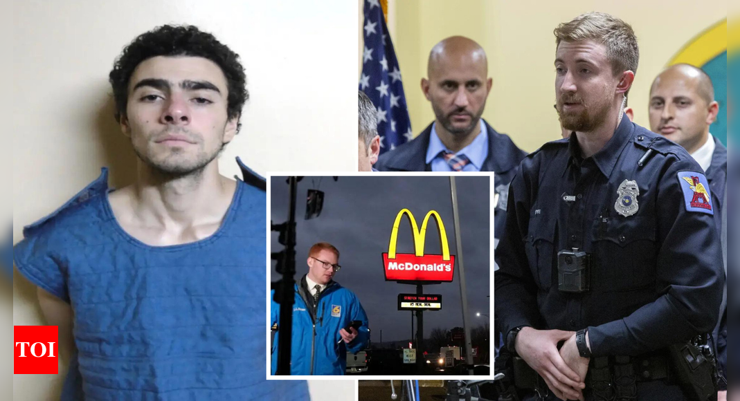 Luigi Mangione ‘became quiet and started to shake’ as cops confront him at McDonald’s over CEO murder – Times of India