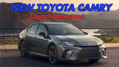 New Toyota Camry launch tomorrow: Here's what to expect