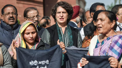 'Darte hain': Priyanka Gandhi says government not allowing Parliament to function as strategy