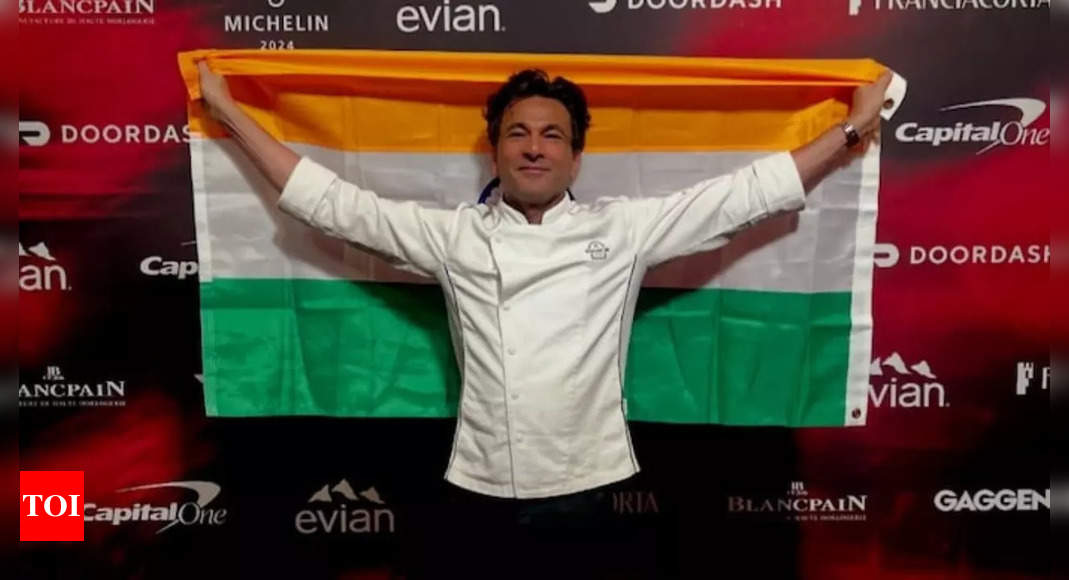 Chef Vikas Khanna wins Micheline 2024 Bib Gourmand Award – Times of India