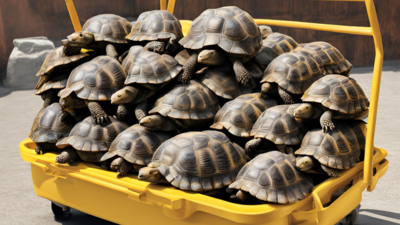 Indian national sentenced for smuggling 58 vulnerable tortoises into Singapore