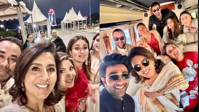 Kareena Kapoor's unfiltered expression in new selfie with Neetu Kapoor, Karisma Kapoor, and Riddhima Kapoor in front of India Gate grabs eyeballs