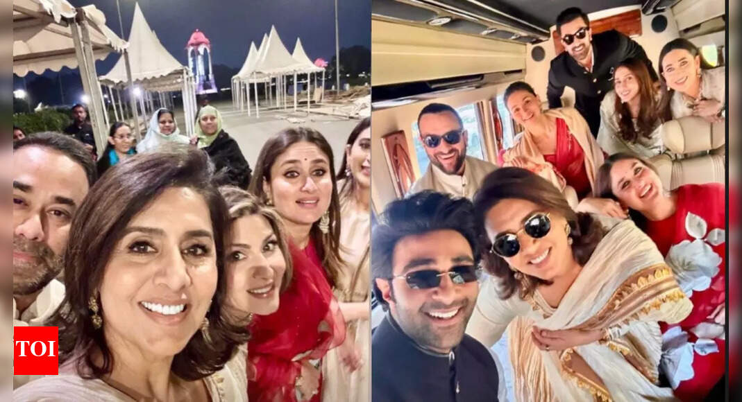 Kareena new selfie with Neetu, Karisma and Riddhima