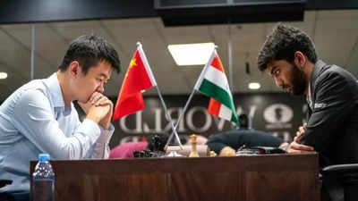 World Chess Championship: D Gukesh's fight with white pieces ends in vain as Ding Liren forces draw in Game 13