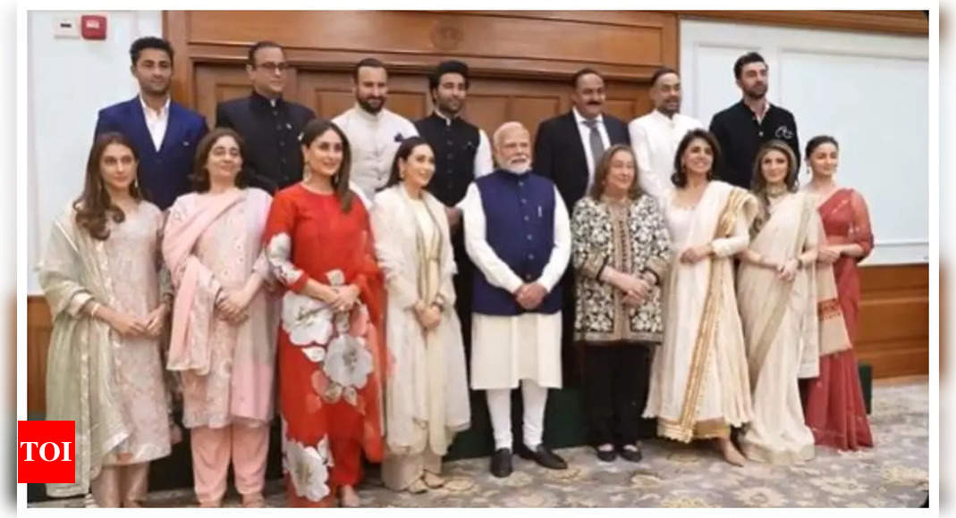 Prime Minister Narendra Modi playfully jokes with Kapoor family during photo moment: 'Kya aap log camera ke samne…' |