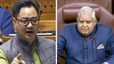 After Jagdeep Dhankhar, opposition guns for parliamentary affairs minister Kiren Rijiju