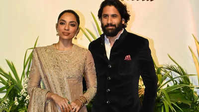 Newlyweds Naga Chaitanya, Sobhita Dhulipala grace Anurag Kashyap's daughter Aaliyah Kashyap's wedding reception in style