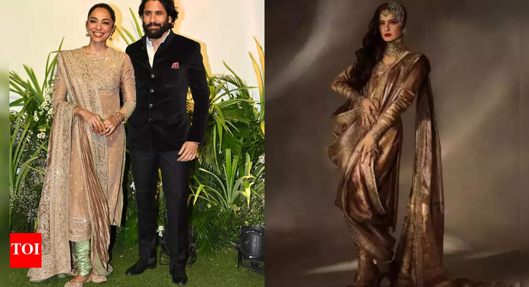 Sobhita Dhulipala copies Rekha's iconic style