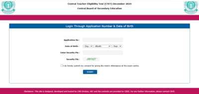 CTET admit card 2024 released for December session: Direct link and steps to check here