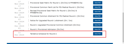 Odisha NEET PG tentative round 2 counselling schedule released: Direct link to check here