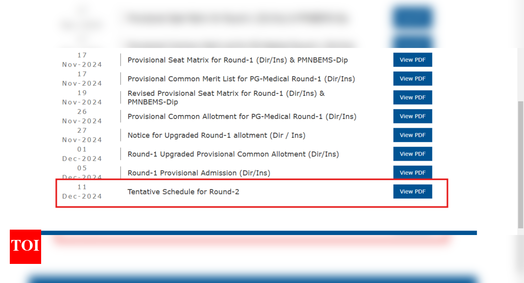 Odisha NEET PG tentative round 2 counselling schedule released: Direct link to check here