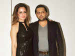 Laila Khan with husband