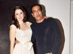 Vindu Dara Singh with wife