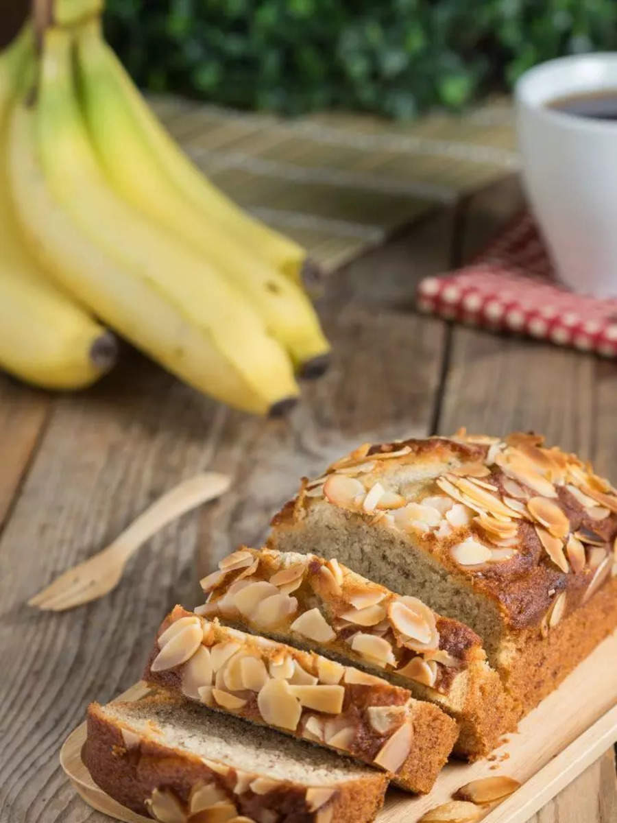 How To Make Banana Almond Cake At Home Times Of India