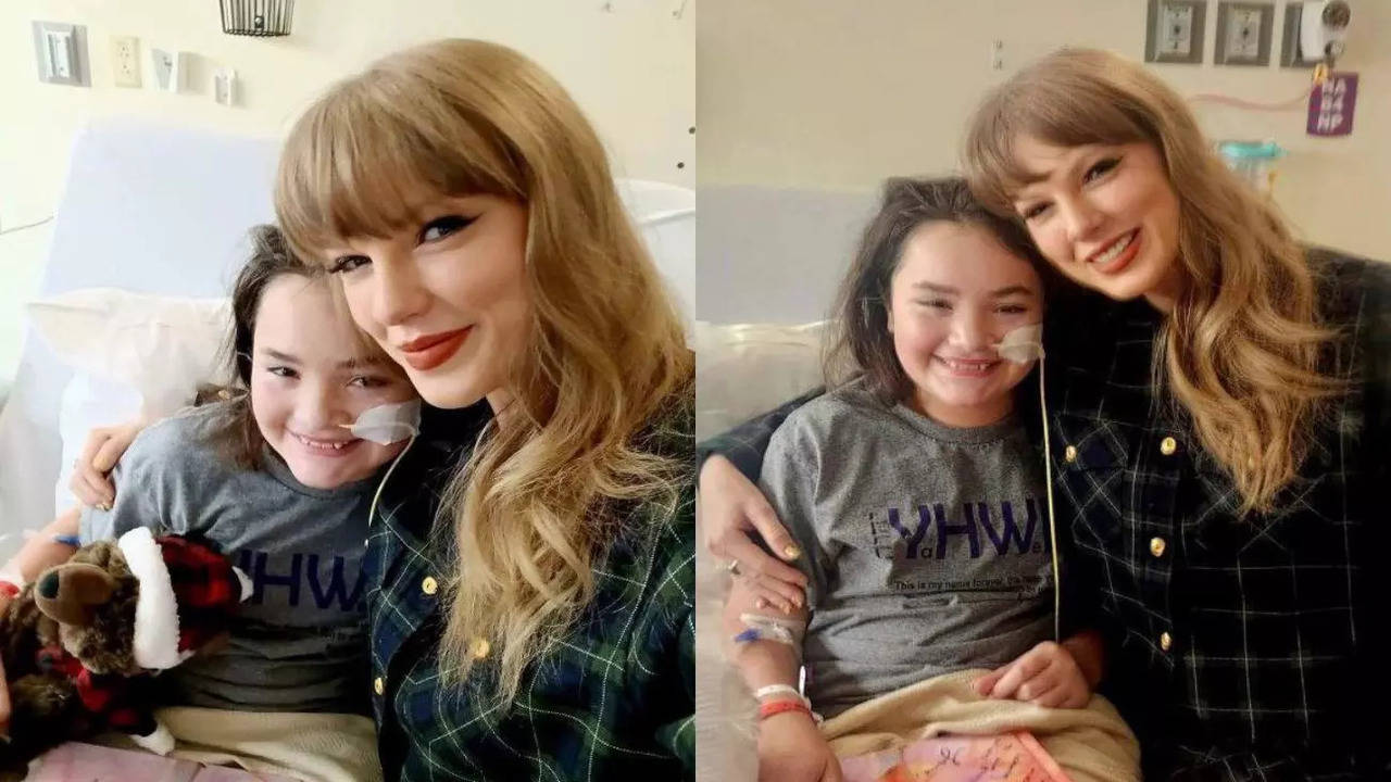 Taylor Swift surprises Kansas City's Children's Mercy Hospital after  wrapping up the Eras Tour | NFL News - Times of India