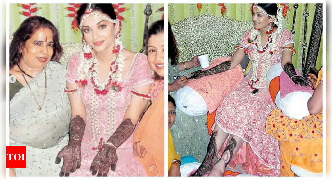 Ash's Mehendi pics take social media by storm