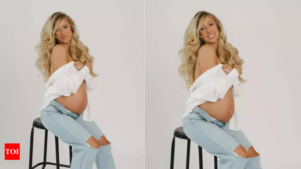 Brittany Mahomes goes bold and beautiful in dazzling maternity shoot,  celebrating pregnancy with style | NFL News - Times of India