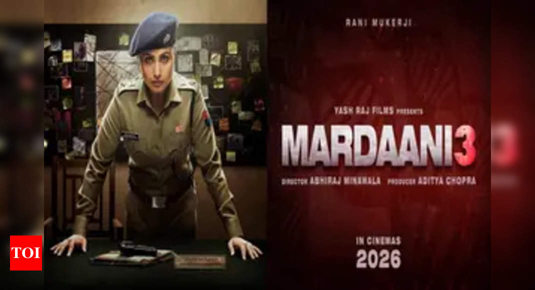 Rani Mukerji says 'Mardaani 3' is 'dark and brutal', to release in 2026