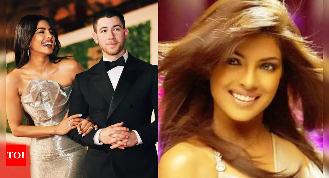 Priyanka Chopra and Nick Jonas smile as the actress is cheered with the song 'Desi Girl' at the global platform of Red Sea Film Festival