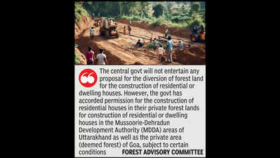 MoEFCC panel says ‘no’ to housing projects on pvt forest lands